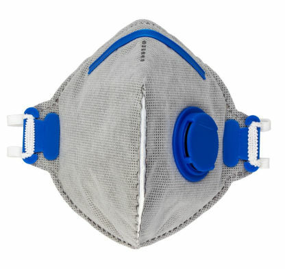 Activated carbon filter respirator FFP2, protection against coronavirus
